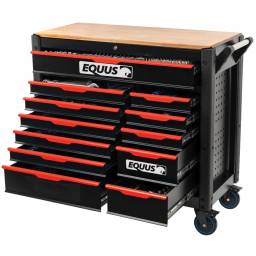 Gabinete Carro de Taller 12 Cajones Con Herramientas Equus