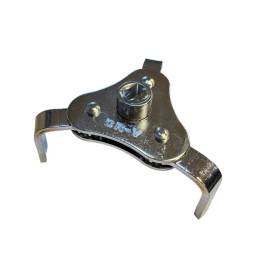 Llave Saca Filtro de Aceite 3 Patas Equus - Para llave de 12.
