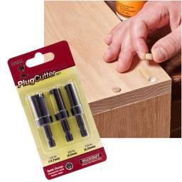 Set Sacabocado Tarugos De Madera PlugCutter Milescraft