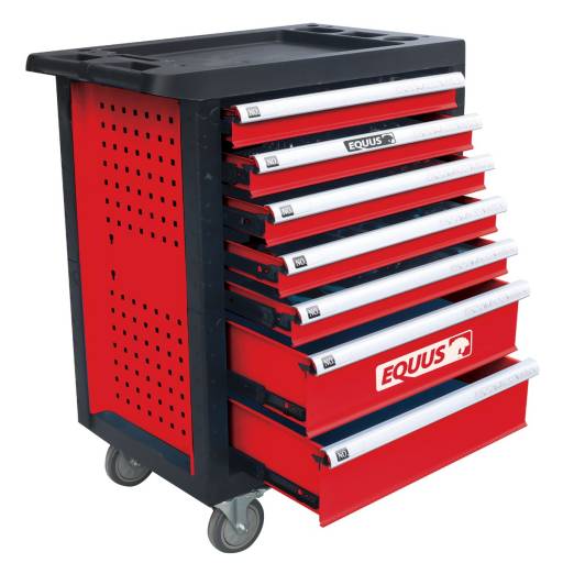 Carro Taller Gabinete Caja 272 Herramientas 7 Cajones Equus