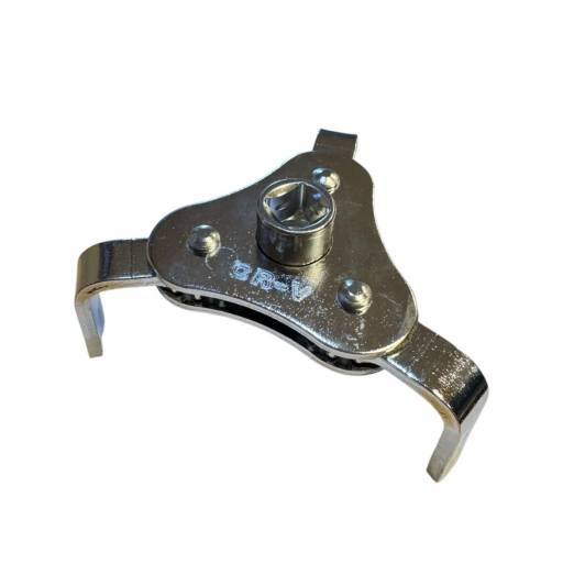 Llave Saca Filtro de Aceite 3 Patas Equus - Para llave de 1/2".