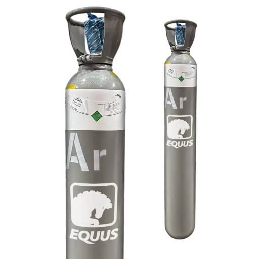 Tubo cilindro gas ARGON -Soldar Mig 2.3m3 Equus - Nuevo y Cargado