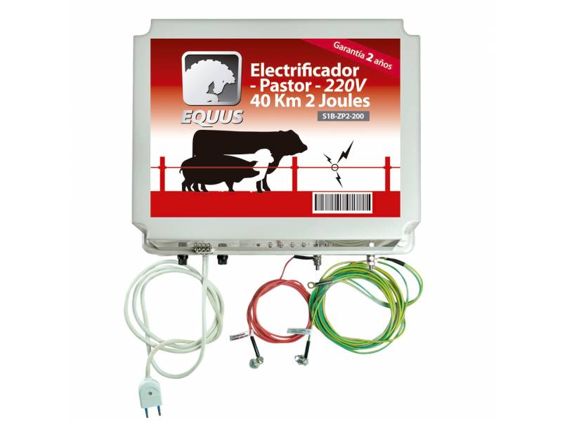 Electrificador Pastor Equus 40 Km 1,8 Joule 